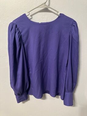 Ann Taylor Puff-Sleeve Blouse